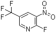 2-fluoro-3-nitro-5-(trifluoromethyl)pyridine cas no. 72587-16-7 97%